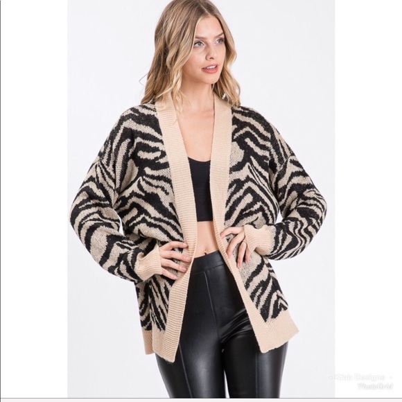 ❤️LAST! Animal Print Soft Open Cardigan w/Pockets! - Picture 3 of 8